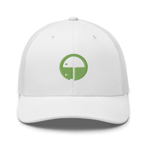 Mũ Lưỡi Trai Trucker in Logo trắng